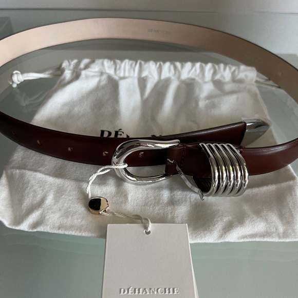 DEHANCHE Hollyhock Silver Syrup Mahogany Belt - Picture 11 of 16